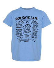 Load image into Gallery viewer, God says I am Youth T-Shirt
