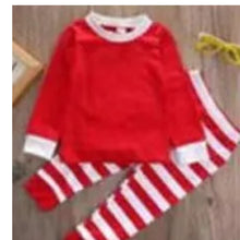 Load image into Gallery viewer, CHRISTMAS PJS RED and WHITE
