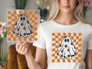 Cute Ghost Halloween DTF TRANSFER