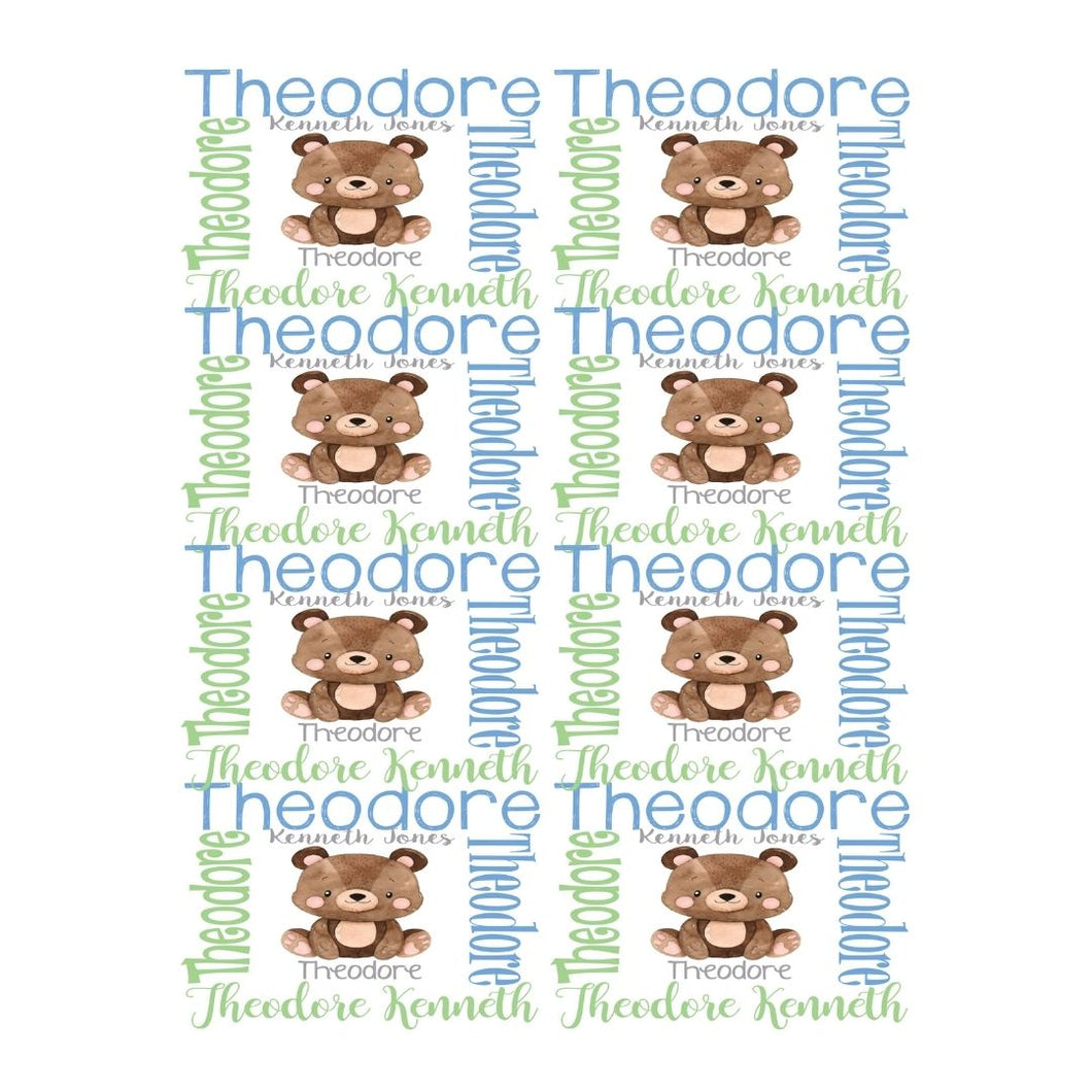 THEME BLANKET ~ Teddy Bear