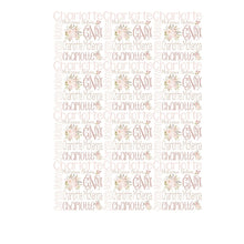 Load image into Gallery viewer, THEME BLANKET ~ Name Monogram Neutral
