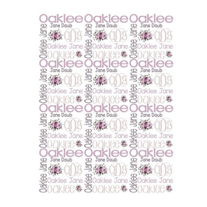 THEME BLANKET ~ Monogram Subway