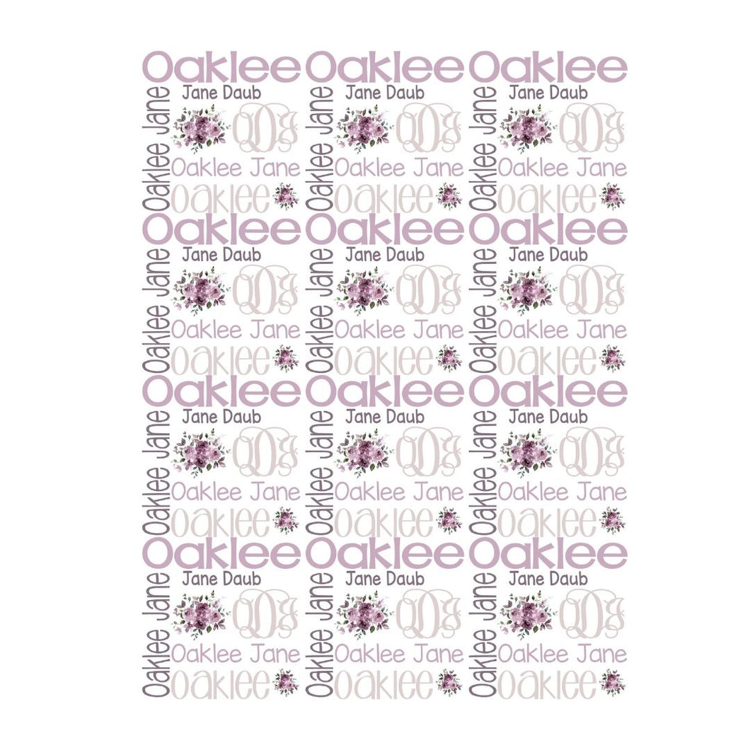 THEME BLANKET ~ Monogram Subway