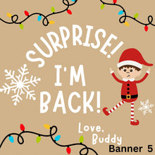 Load image into Gallery viewer, ELF ON SHELF BANNER
