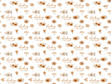 Load image into Gallery viewer, THEME BLANKET BOHO Rust floral
