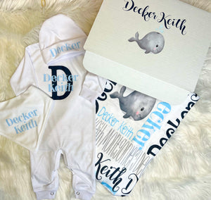 THEME BLANKET WHALE