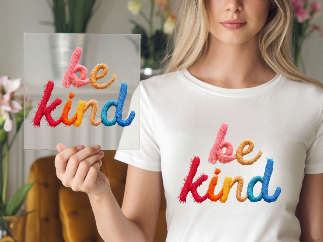 Be Kind Yarn DTF TRANSFER