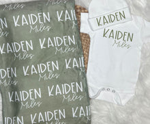 Load image into Gallery viewer, Personalized Baby Onesie/Romper with name
