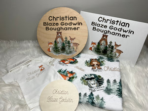 THEME BLANKET Woodland Animals