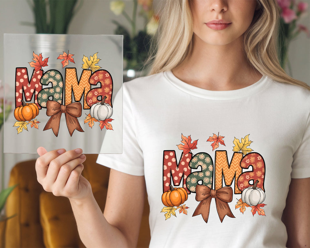 Fall Mama Coquette Pumpkin DTF TRANSFER