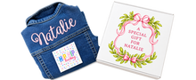 Load image into Gallery viewer, Personalized Denim Jacket for Girls | Embroidered Name Toddler &amp; Baby Jean Jacket
