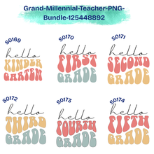 Load image into Gallery viewer, Grand-Millennial-Teacher-PNG-Bundle-125448892 (A) (B)
