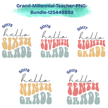 Load image into Gallery viewer, Grand-Millennial-Teacher-PNG-Bundle-125448892 (A) (B)
