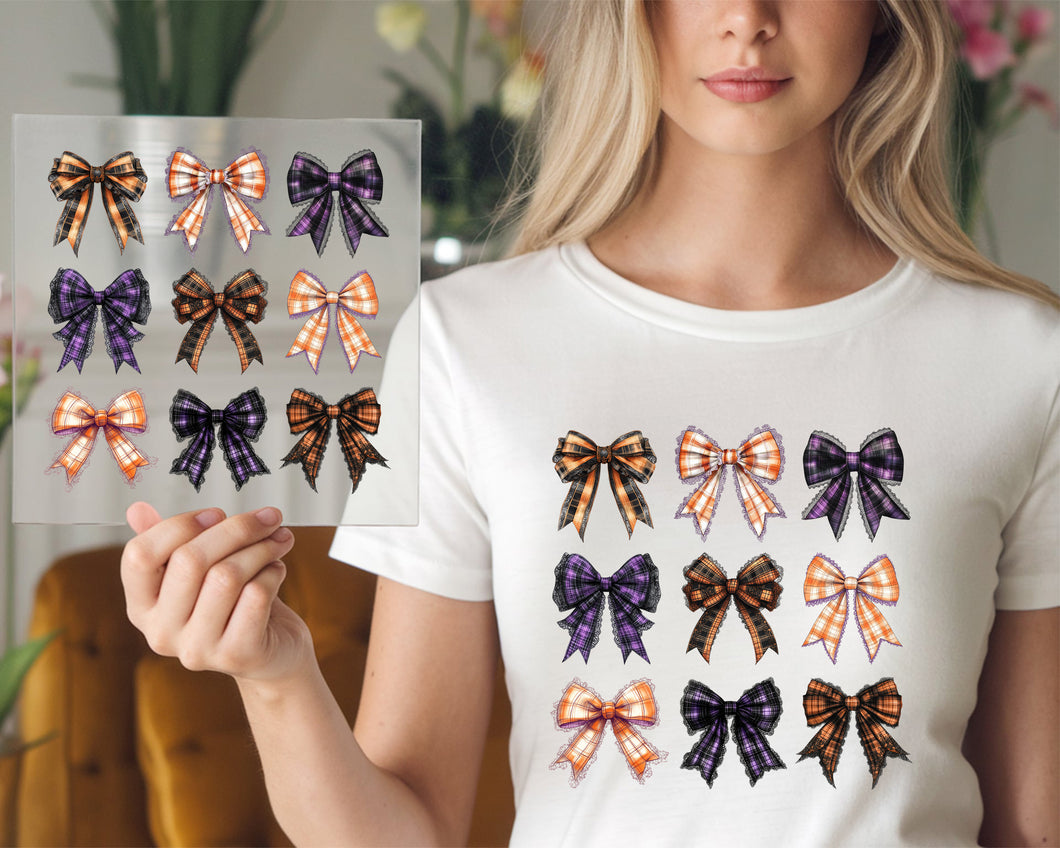 Halloween Bows DTF TRANSFER