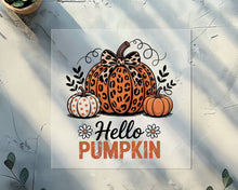 Load image into Gallery viewer, Hello Pumpkin Fall Floral DTF TRANSFER
