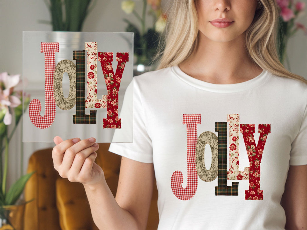 Jolly Patchwork DTF TRANSFER