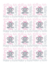 Load image into Gallery viewer, THEME BLANKET ~ Elephant PINK
