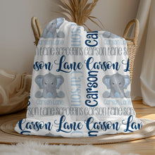 Load image into Gallery viewer, THEME BLANKET ~ Elephant
