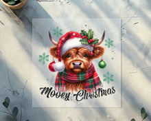 Load image into Gallery viewer, Mooey Christmas - Plaid DTF TRANSFER
