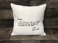 Load image into Gallery viewer, PILLOW COVER - PERSONALIZED
