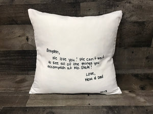 PILLOW COVER - PERSONALIZED