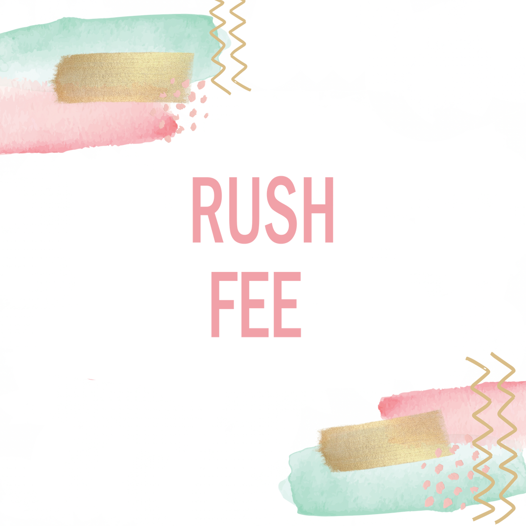 DTF PRINTING RUSH FEE