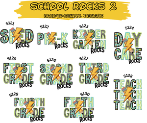 SCHOOL ROCKS 2 - DTF Transfer