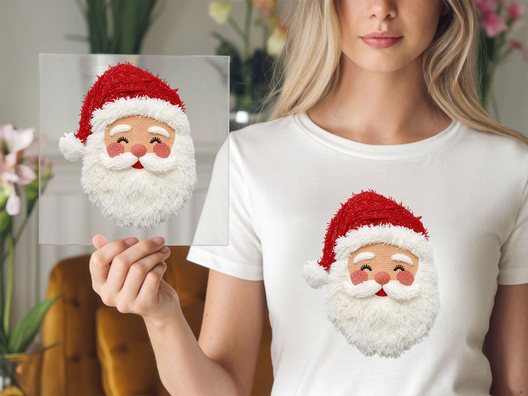 Santa Red Hat Yarn DTF TRANSFER