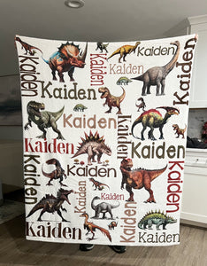 THEME BLANKET Dinosaur