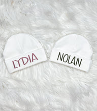 Load image into Gallery viewer, Personalized Newborn Hat
