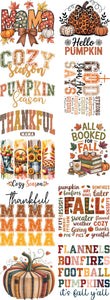 PREMADE GANG SHEET FALL THANKSGIVING 22X60