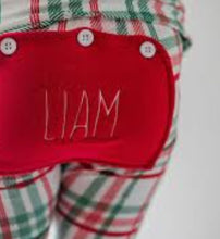 Load image into Gallery viewer, CHRISTMAS SANTA - BUTTFLAP PJs Plaid
