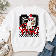 Load image into Gallery viewer, Bucks Hunting design on White crewneck sweatshirt
