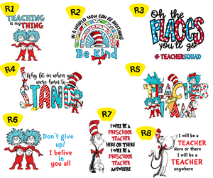 READ ACROSS AMERICA - DTF Transfers