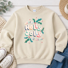 Load image into Gallery viewer, Have A Holly Jolly Christmas Christmas design on Sand crewneck sweatshirt
