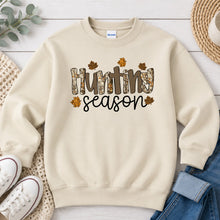 Load image into Gallery viewer, Hunting Season Hunting design on Sand crewneck sweatshirt
