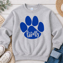 Load image into Gallery viewer, Paw Print Lions Script Ash Grey
