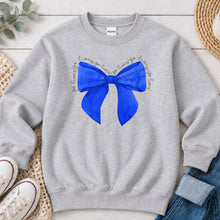 Load image into Gallery viewer, Go Lions Blue Bow Ash Grey
