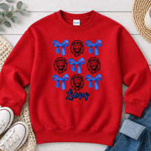 Load image into Gallery viewer, Lions And Bows Pattern Red
