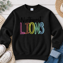 Load image into Gallery viewer, Northwest Lions Pastel Black
