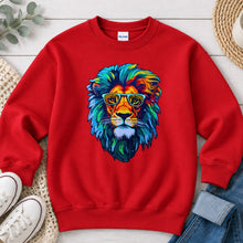 Load image into Gallery viewer, Rainbow Lion Sunglasses Red
