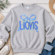 Load image into Gallery viewer, Blue Bow Balloon Lions Ash Grey
