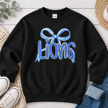 Load image into Gallery viewer, Blue Bow Balloon Lions Black
