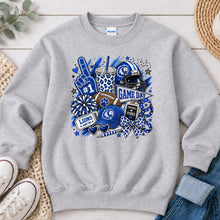 Load image into Gallery viewer, Game Day Collage Lions Ash Grey
