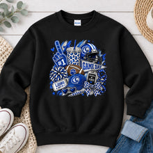 Load image into Gallery viewer, Game Day Collage Lions Black
