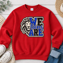 Load image into Gallery viewer, We Are Lions Embroidered Patch Red
