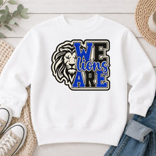 Load image into Gallery viewer, We Are Lions Embroidered Patch White

