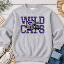 Load image into Gallery viewer, Glitter Wildcats Helmet Ash Grey
