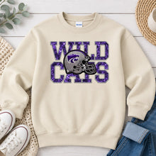 Load image into Gallery viewer, Glitter Wildcats Helmet Sand
