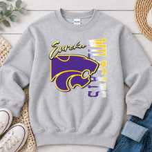 Load image into Gallery viewer, Eureka Wildcat Logo Script Ash Grey
